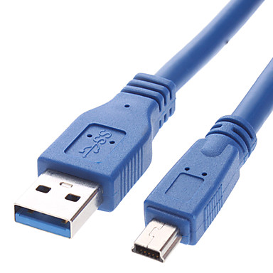 USB: USB 3.0 Male to Mini USB Cable 